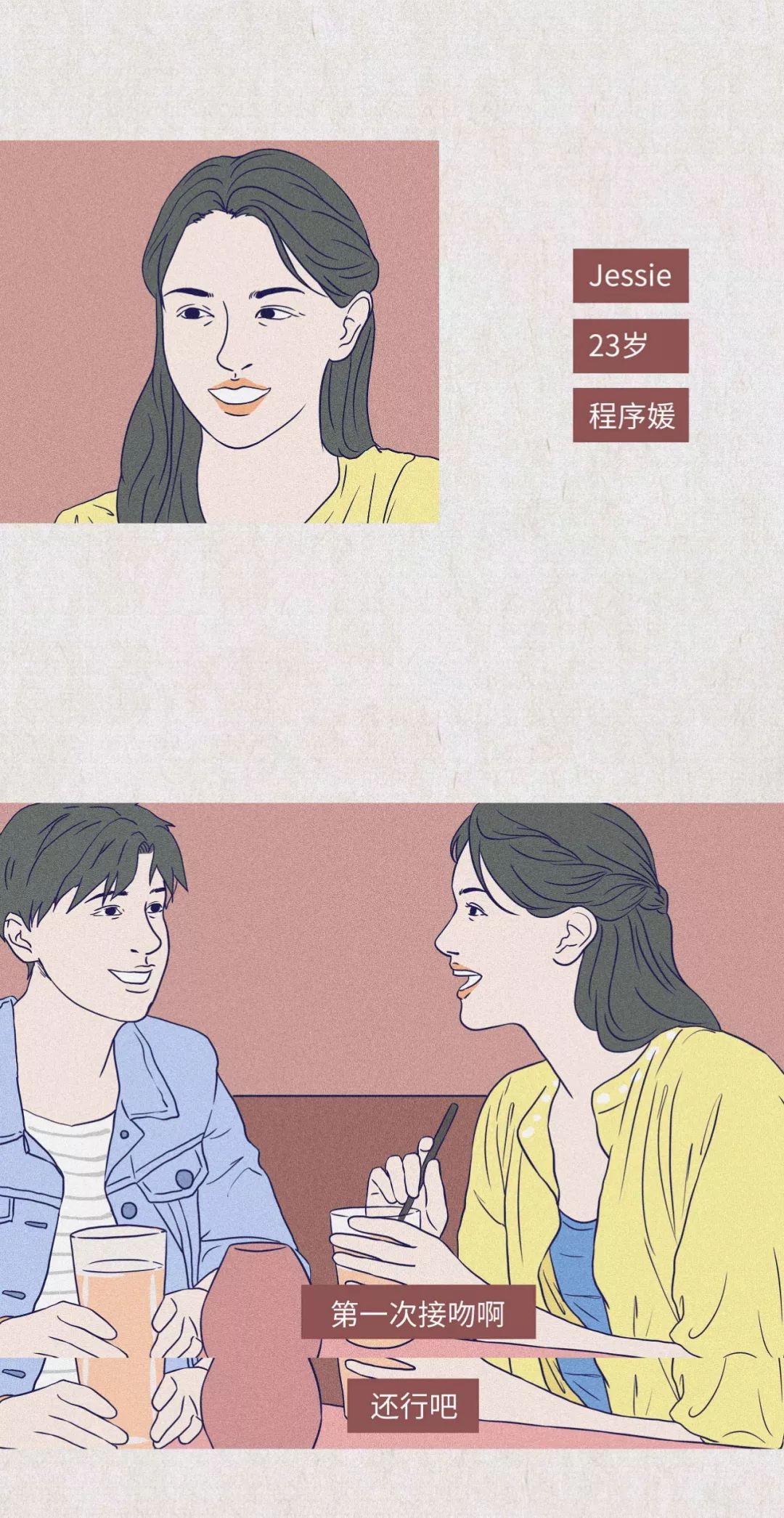 女生第一次接吻都在想什么？