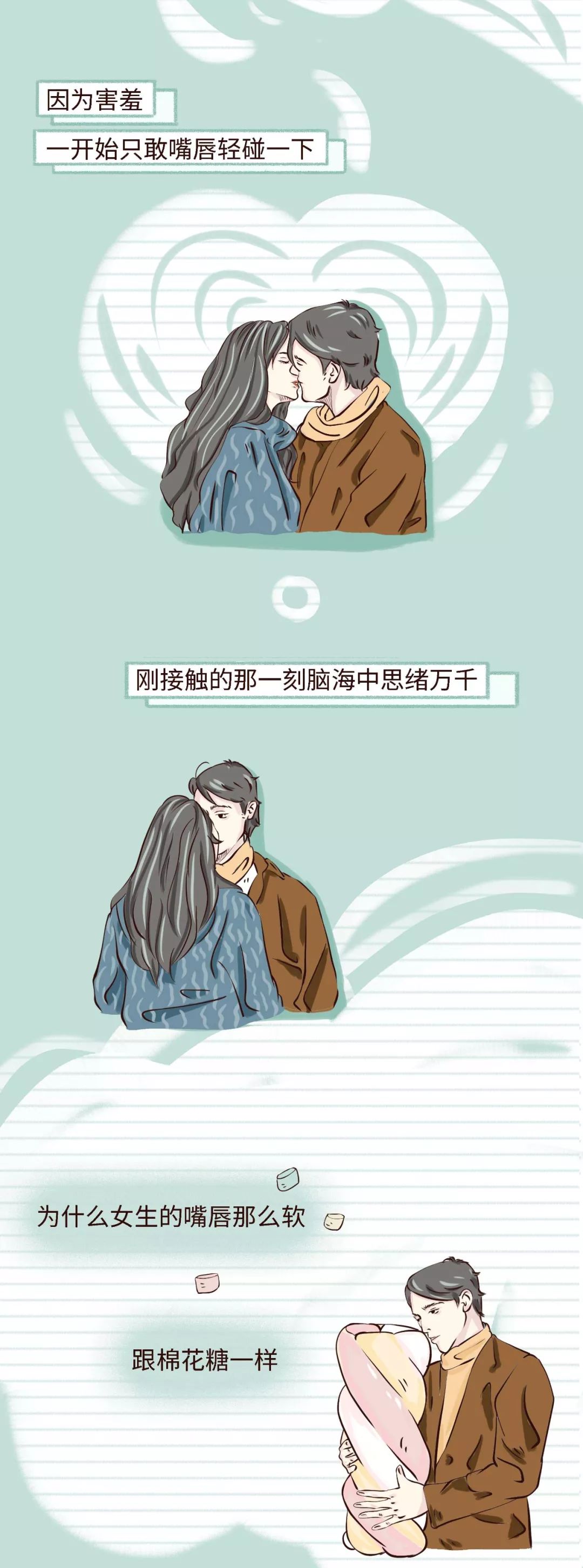 男生第一次接吻都在想什么？