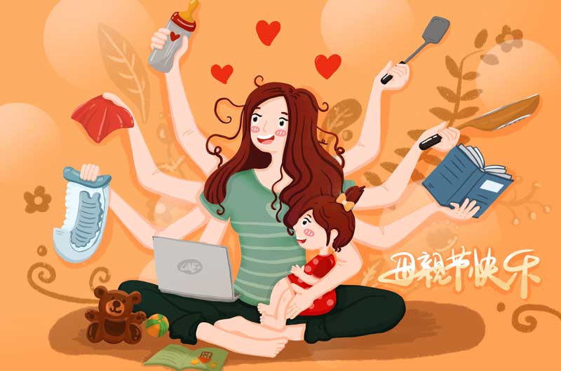 每個(gè)當(dāng)媽的女人，都是強(qiáng)大的存在